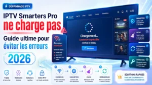 IPTV Smarters Pro ne charge pas avec guide ultime pour éviter les erreurs en 2026