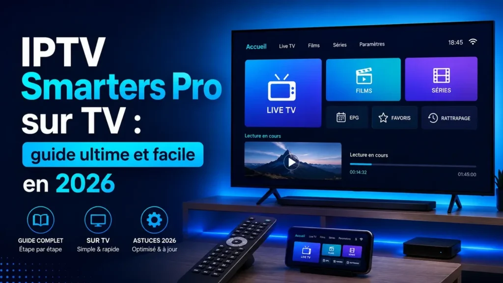 IPTV Smarters Pro sur TV guide ultime et facile en 2026